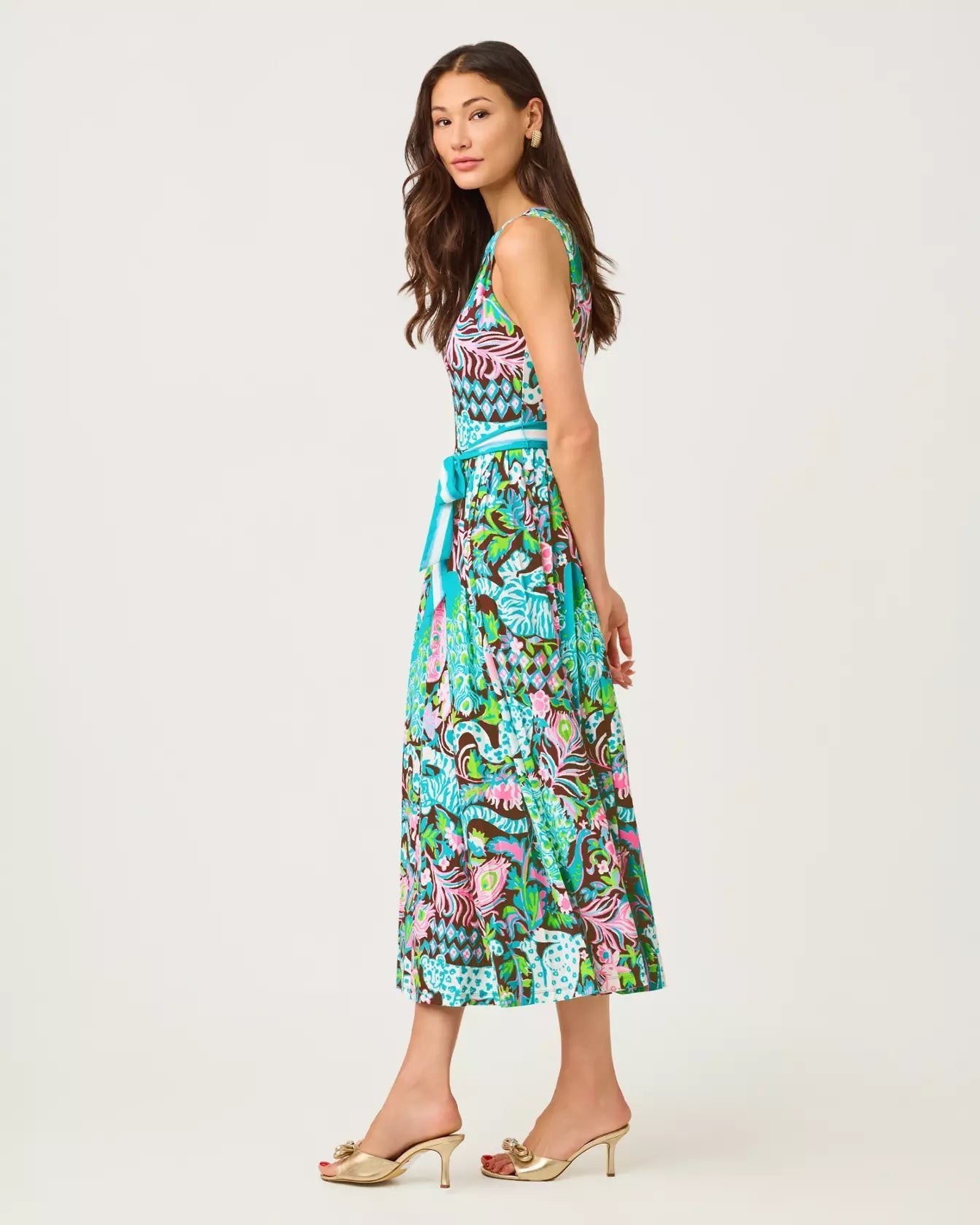 Gracyn Midi DressWomen - Dresses - Fit & Flare DressesLILLY PULITZERThe Printed Peach Savannah