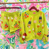 Green Mimosa Icon SweatshirtHeartland Retail ItemsQueen of SparklesThe Printed Peach Savannah