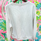 Grey Rainbow Flower Turkey SweatshirtQueen of SparklesThe Printed Peach Savannah