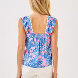 Gyah TopWomens - Tops - BlousesLILLY PULITZERThe Printed Peach Savannah