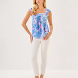 Gyah TopWomens - Tops - BlousesLILLY PULITZERThe Printed Peach Savannah