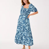 Hadly Short Sleeve Smocked DressWomen - Dresses - Fit & Flare DressesLILLY PULITZERThe Printed Peach Savannah