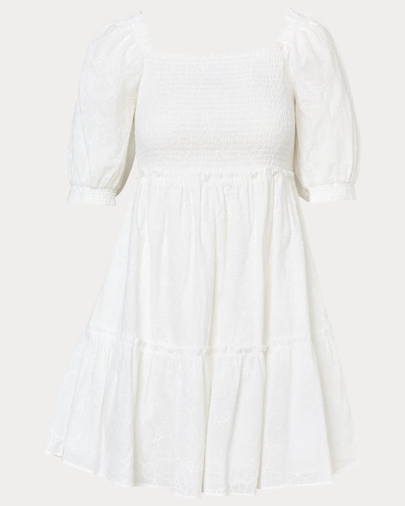 Hadly Short Sleeve Smocked DressLILLY PULITZERThe Printed Peach Savannah