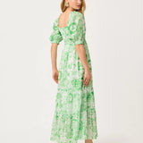 Hadly Short Sleeve Smocked Maxi DressWomen - Dresses - Fit & Flare DressesLILLY PULITZERThe Printed Peach Savannah