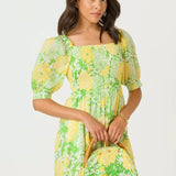 Hadly Short Sleeve Smocked Maxi DressDresses - Fit & Flare DressesLILLY PULITZERThe Printed Peach Savannah