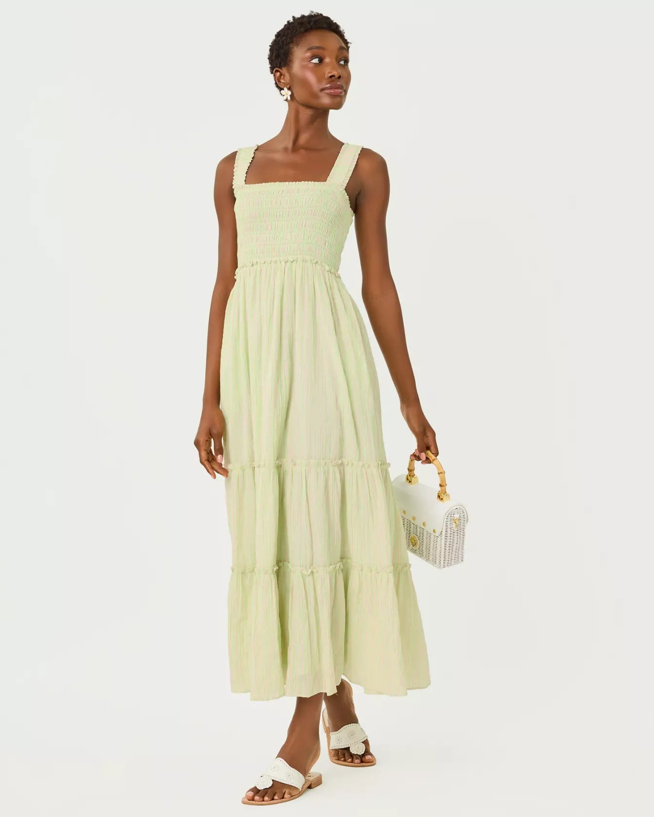 Hadly Smocked Maxi Dress – The Printed Peach Savannah