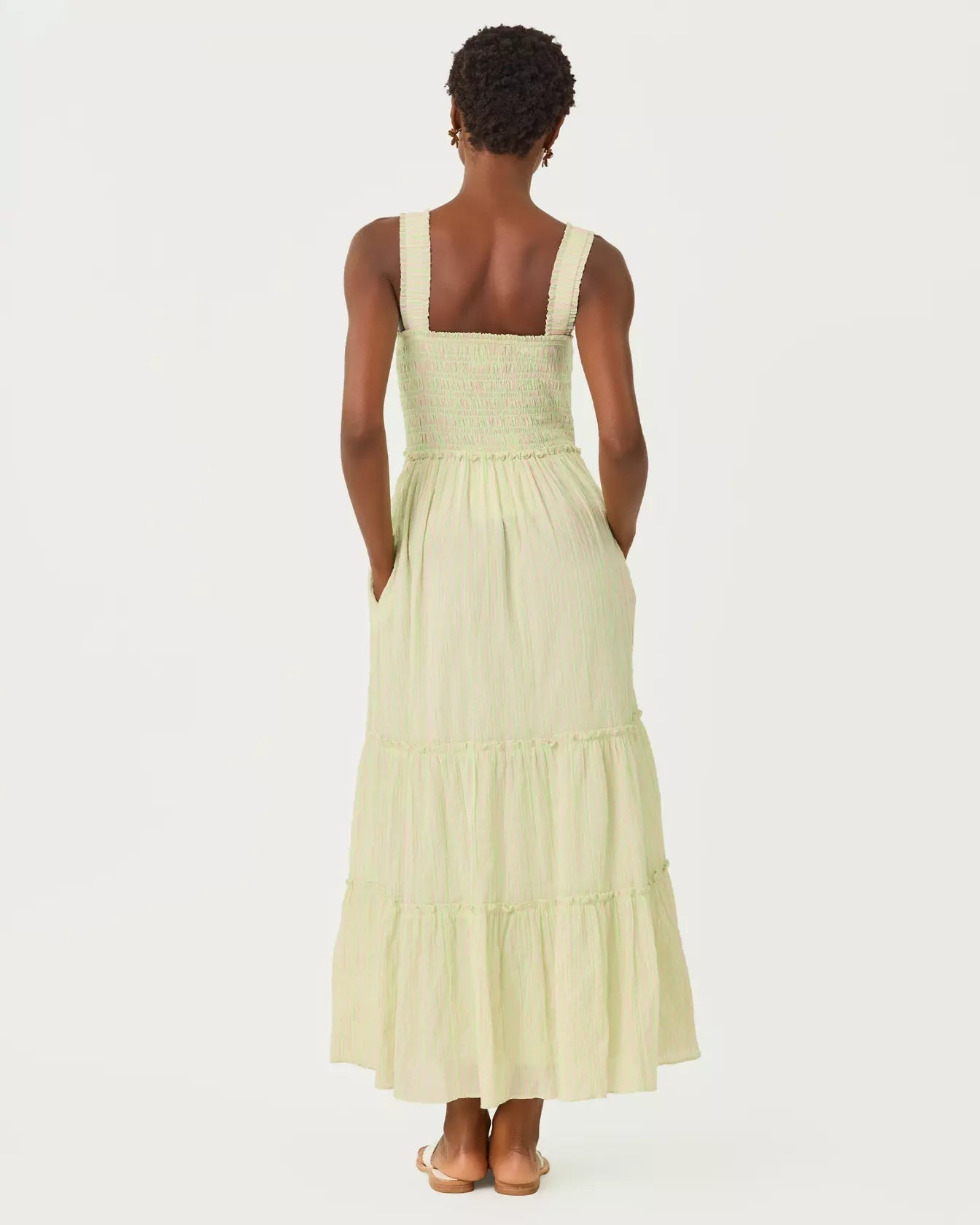 Hadly Smocked Maxi DressWomen - Dresses - Fit & Flare DressesLILLY PULITZERThe Printed Peach Savannah