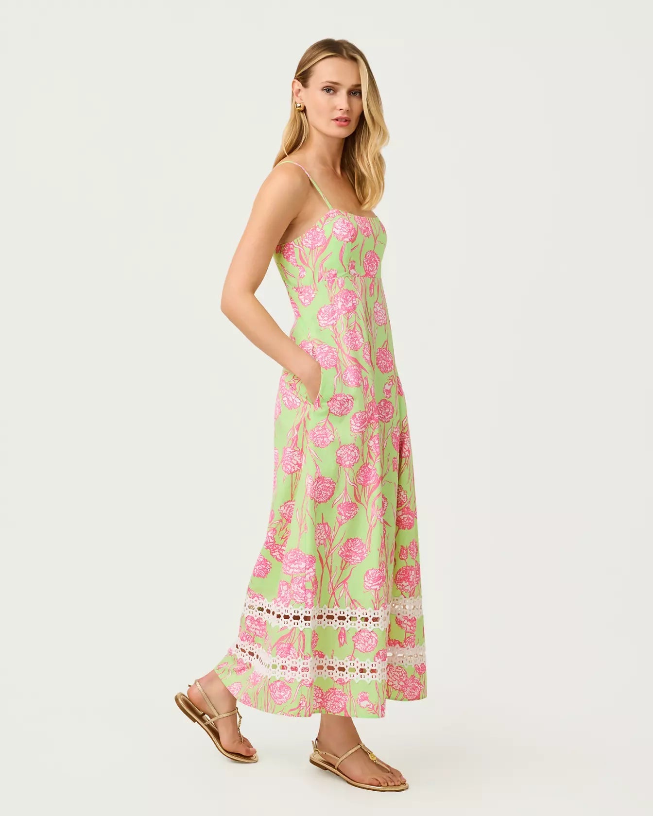 Haliey Midi DressWomen - DressesLILLY PULITZERThe Printed Peach Savannah