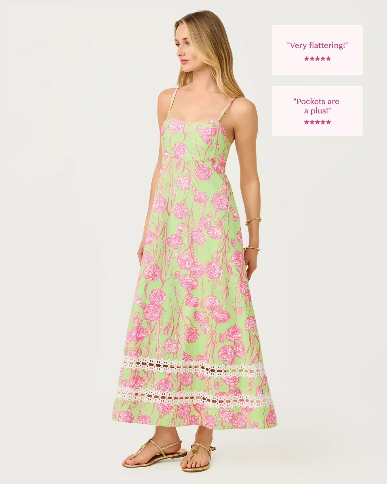 Haliey Midi DressWomen - DressesLILLY PULITZERThe Printed Peach Savannah