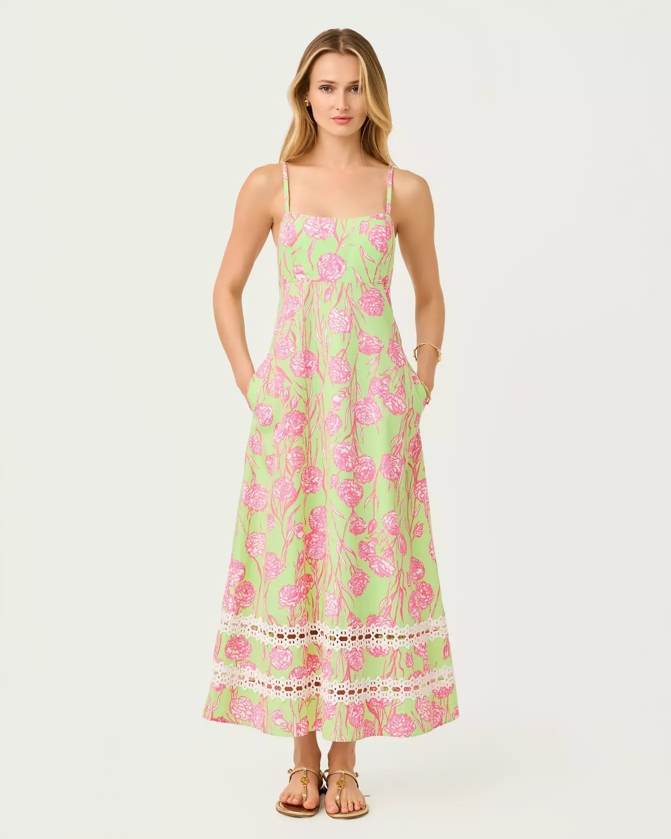 Haliey Midi DressWomen - DressesLILLY PULITZERThe Printed Peach Savannah