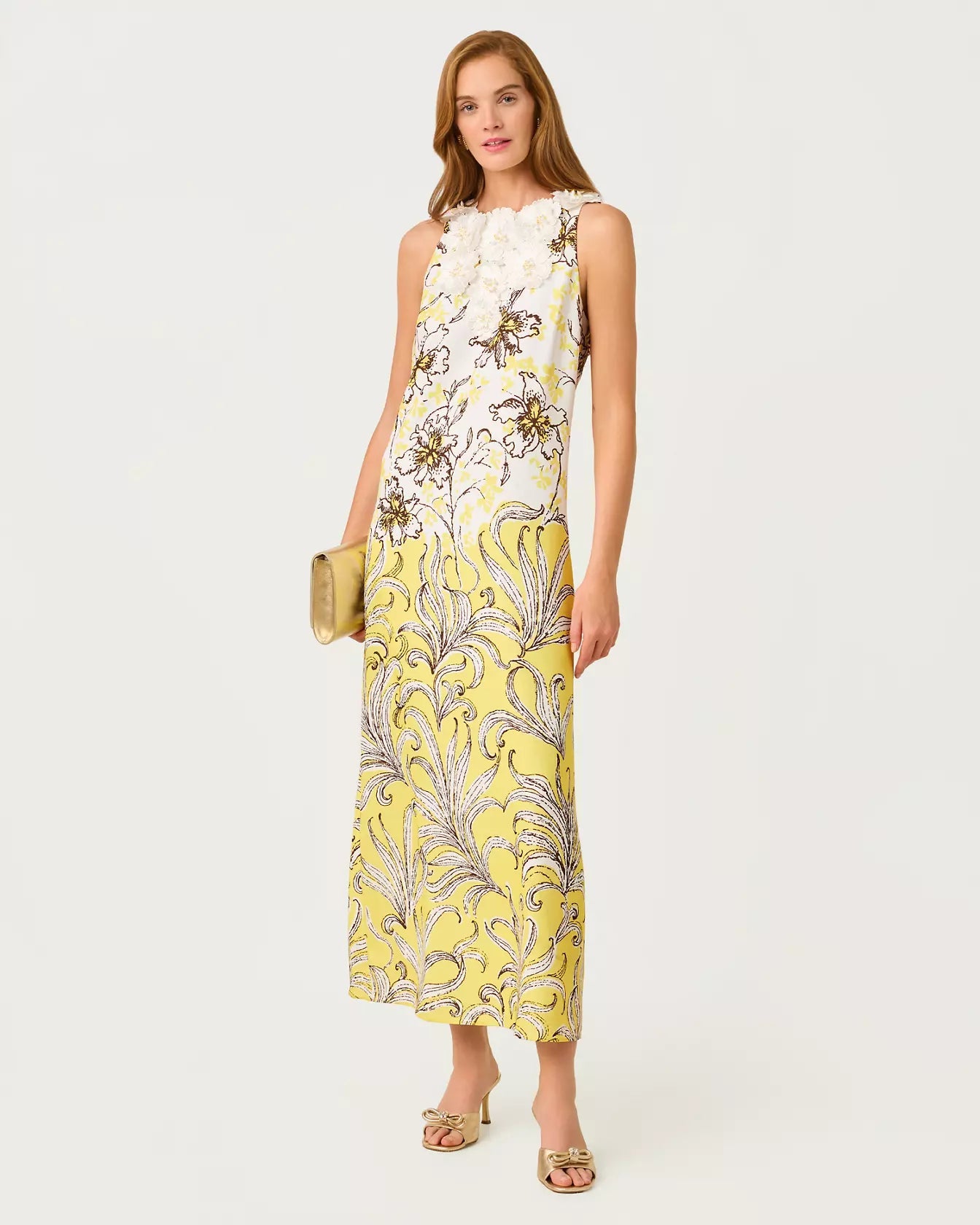 Harkley Maxi DressDresses Straight DressesLILLY PULITZERThe Printed Peach Savannah
