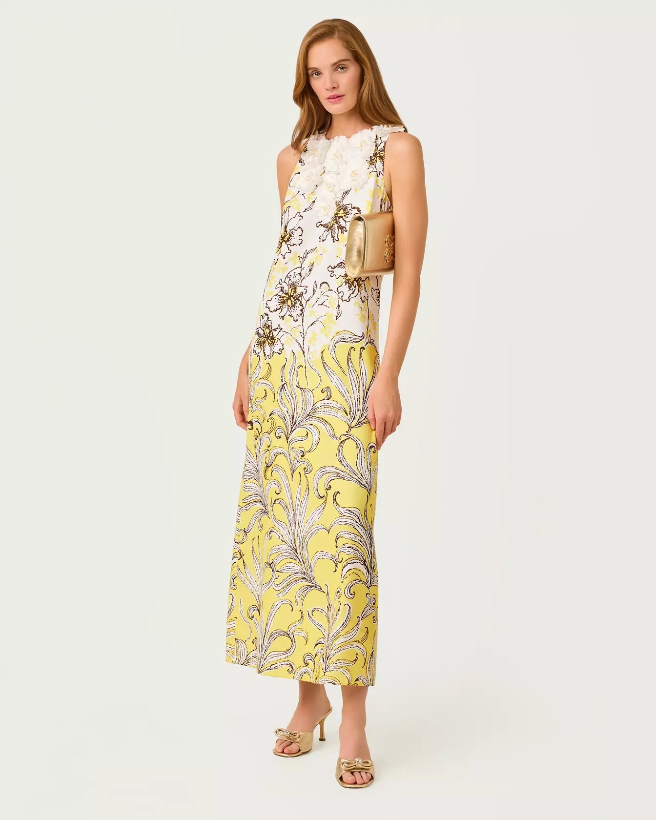 Harkley Maxi DressDresses Straight DressesLILLY PULITZERThe Printed Peach Savannah