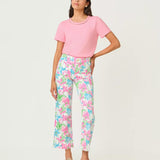 Harleen High Rise Crop JeanWomen - Bottoms - PantsLILLY PULITZERThe Printed Peach Savannah