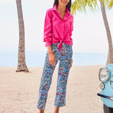 Harleen High Rise Crop JeanLILLY PULITZERThe Printed Peach Savannah