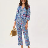 Harleen High Rise Crop JeanLILLY PULITZERThe Printed Peach Savannah