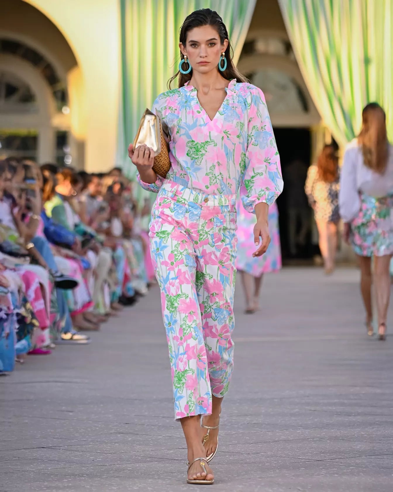 Harleen High Rise Crop JeanWomen - Bottoms - PantsLILLY PULITZERThe Printed Peach Savannah