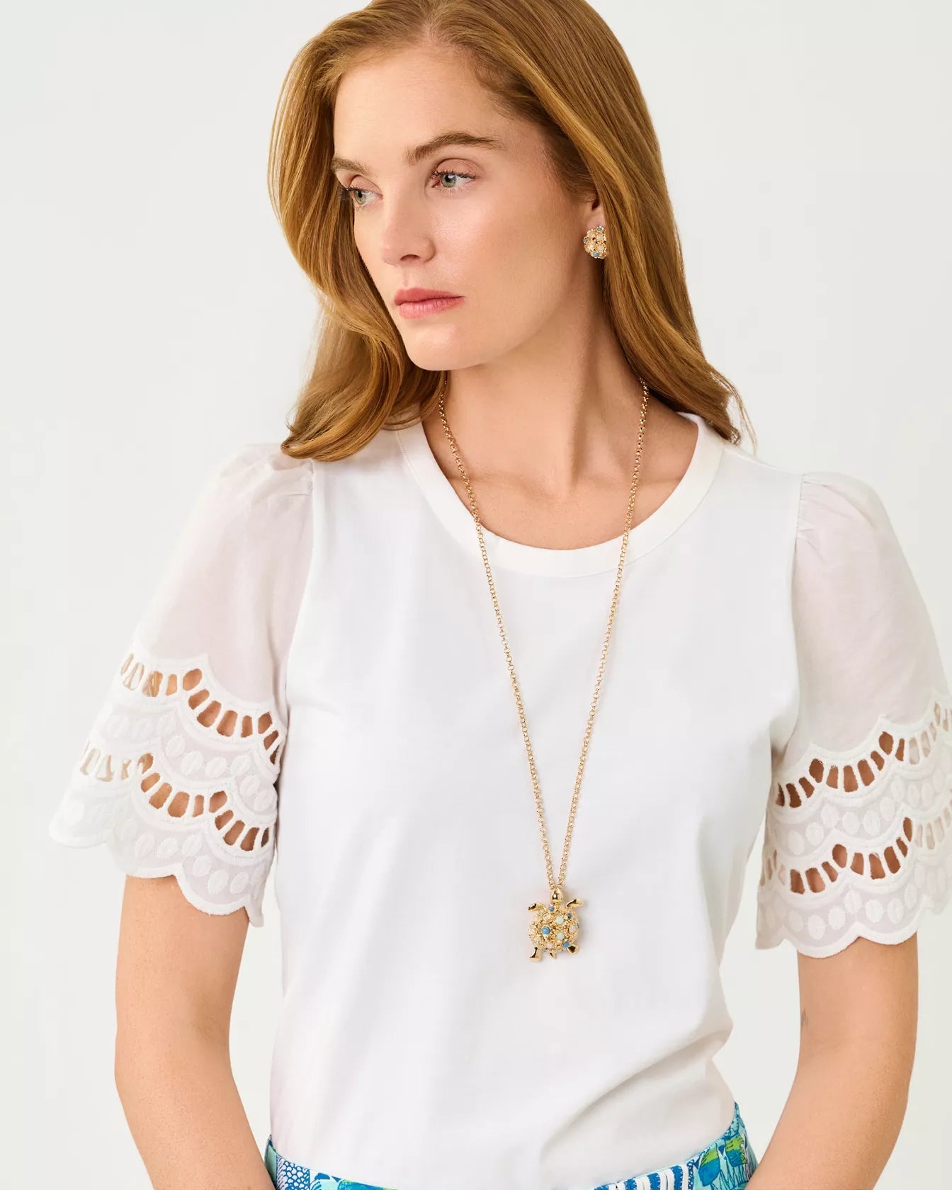 Harlillyquin NecklaceAccessories - Jewelry - EarringsLILLY PULITZERThe Printed Peach Savannah