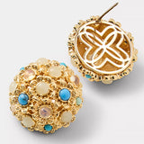 Harlillyquin Stud EarringsAccessories - Jewelry - EarringsLILLY PULITZERThe Printed Peach Savannah
