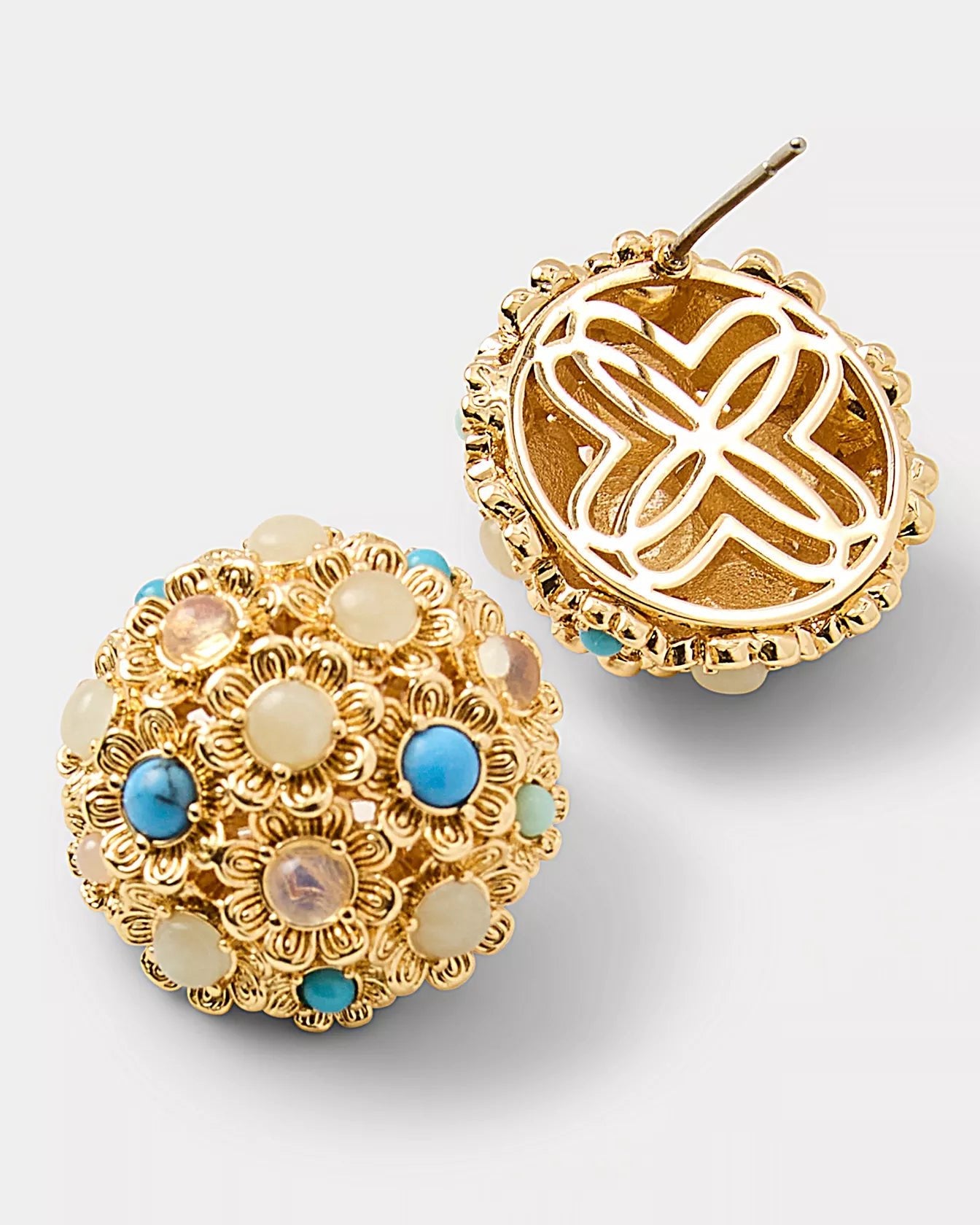 Harlillyquin Stud EarringsAccessories - Jewelry - EarringsLILLY PULITZERThe Printed Peach Savannah