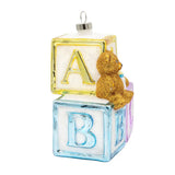 Holiday Glass Ornament – Baby BlocksChristmasThe Printed Peach Savannah