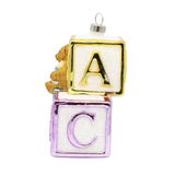Holiday Glass Ornament – Baby BlocksChristmasThe Printed Peach Savannah