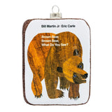 Holiday Glass Ornament – Brown Bear Book CoverChristmasThe Printed Peach Savannah