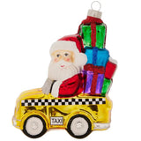 Holiday Glass Ornament – Cabbie SantaChristmasThe Printed Peach Savannah