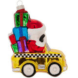 Holiday Glass Ornament – Cabbie SantaChristmasThe Printed Peach Savannah