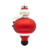 Holiday Glass Ornament – Jolly SantaChristmasThe Printed Peach Savannah