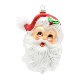 Holiday Glass Ornament – Vintage Santa OrnamentChristmasThe Printed Peach Savannah