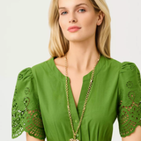 Hide And Leaf Necklace