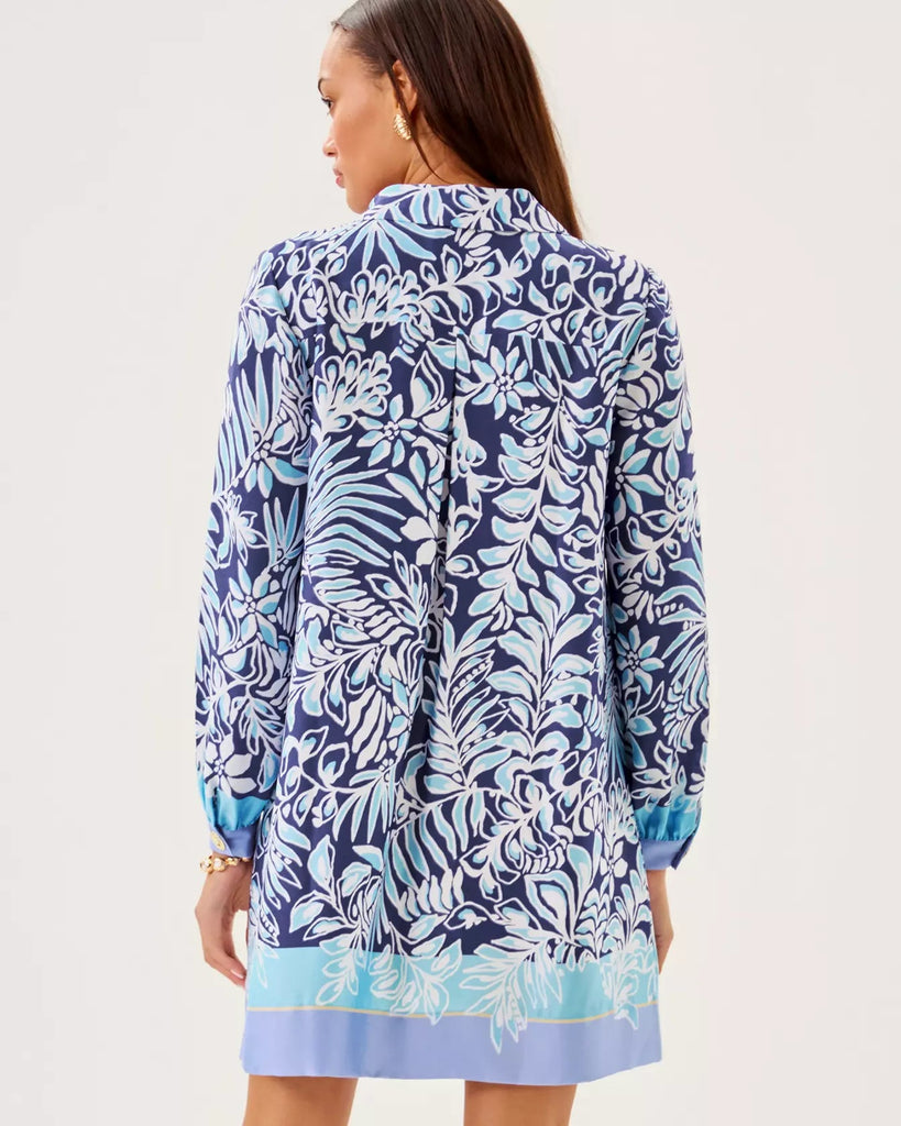 Iralanne Popover ShirtdressWomens - DressesLILLY PULITZERThe Printed Peach Savannah