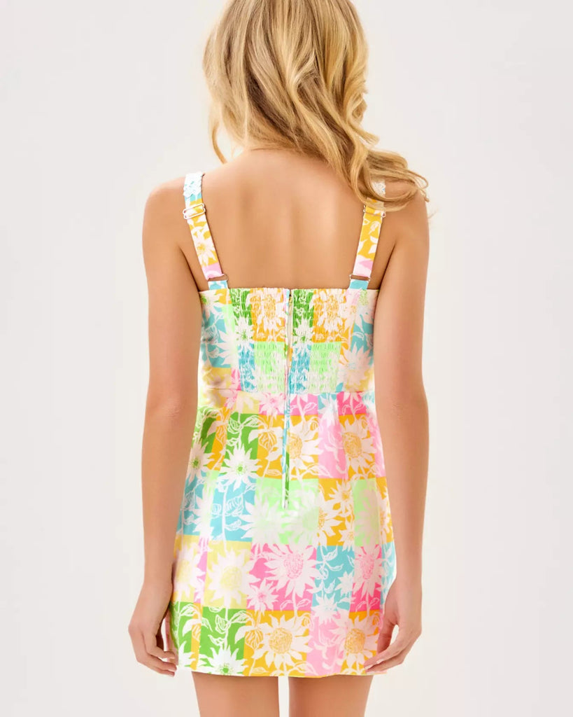 Isleen Skirted RomperWomens - RompersLILLY PULITZERThe Printed Peach Savannah