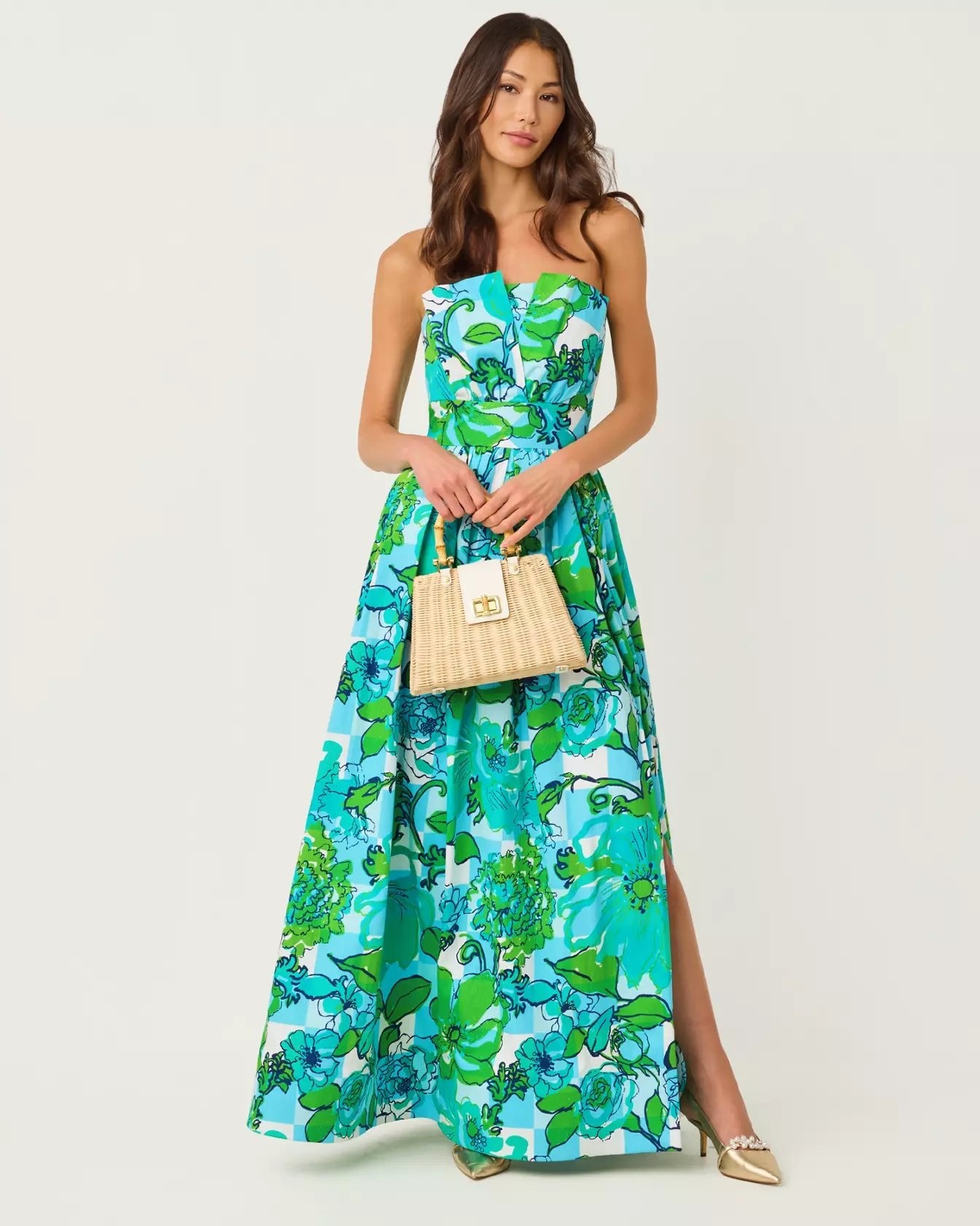 Ivella Strapless Maxi DressLILLY PULITZERThe Printed Peach Savannah