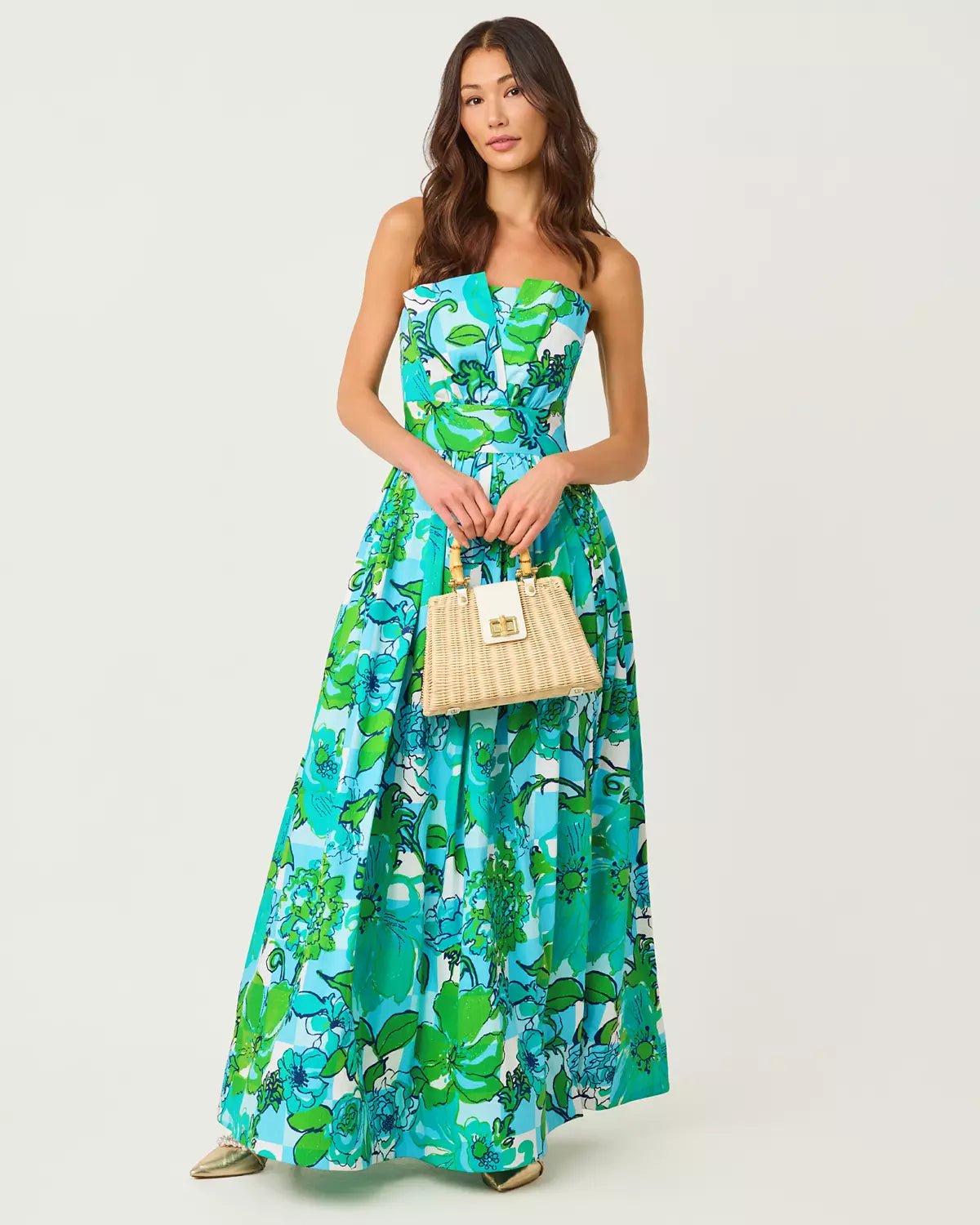Ivella Strapless Maxi DressLILLY PULITZERThe Printed Peach Savannah