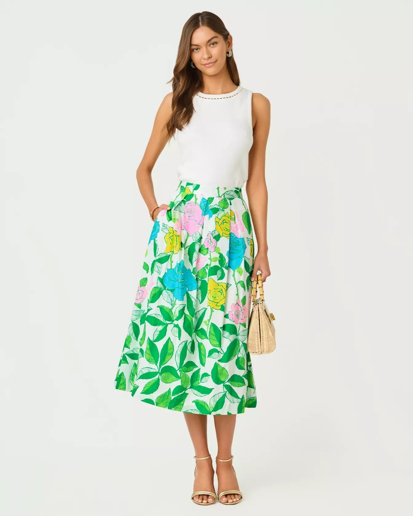 Izela Midi SkirtLILLY PULITZERThe Printed Peach Savannah