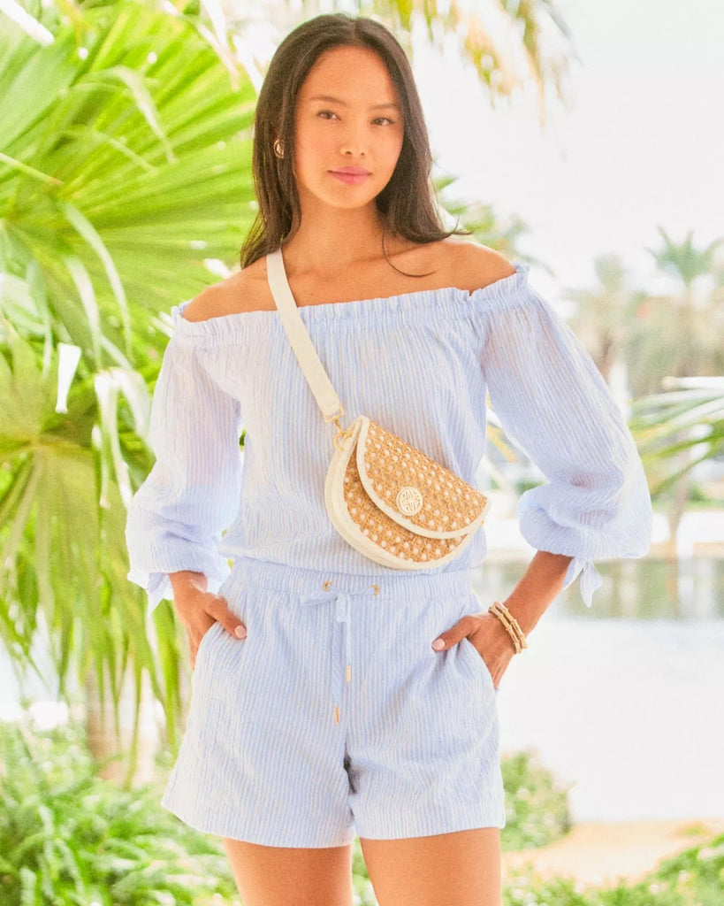 Jamielynn Off - the - Shoulder TopHeartland Retail ItemsLILLY PULITZERThe Printed Peach Savannah