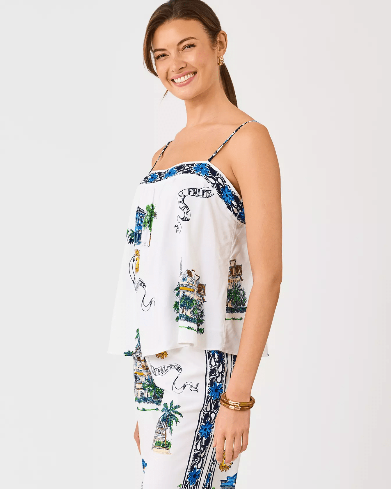 Jamo Sleeveless TopLILLY PULITZERThe Printed Peach Savannah