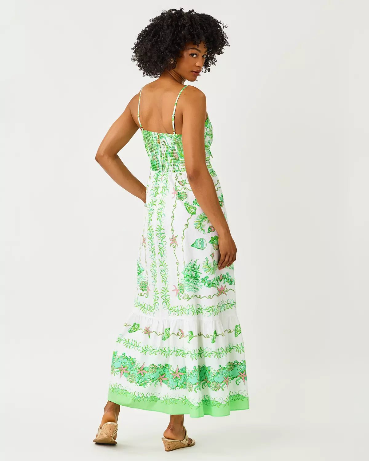 Janae Maxi DressDresses - Fit & Flare DressesLILLY PULITZERThe Printed Peach Savannah