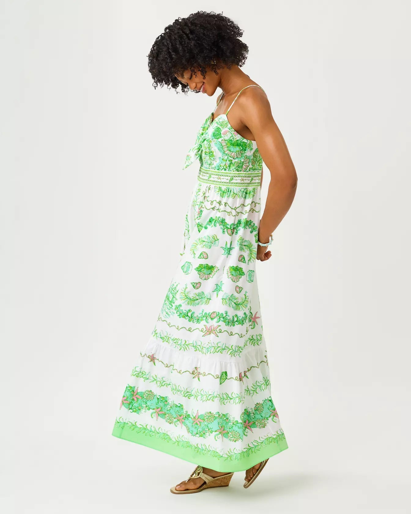 Janae Maxi DressDresses - Fit & Flare DressesLILLY PULITZERThe Printed Peach Savannah