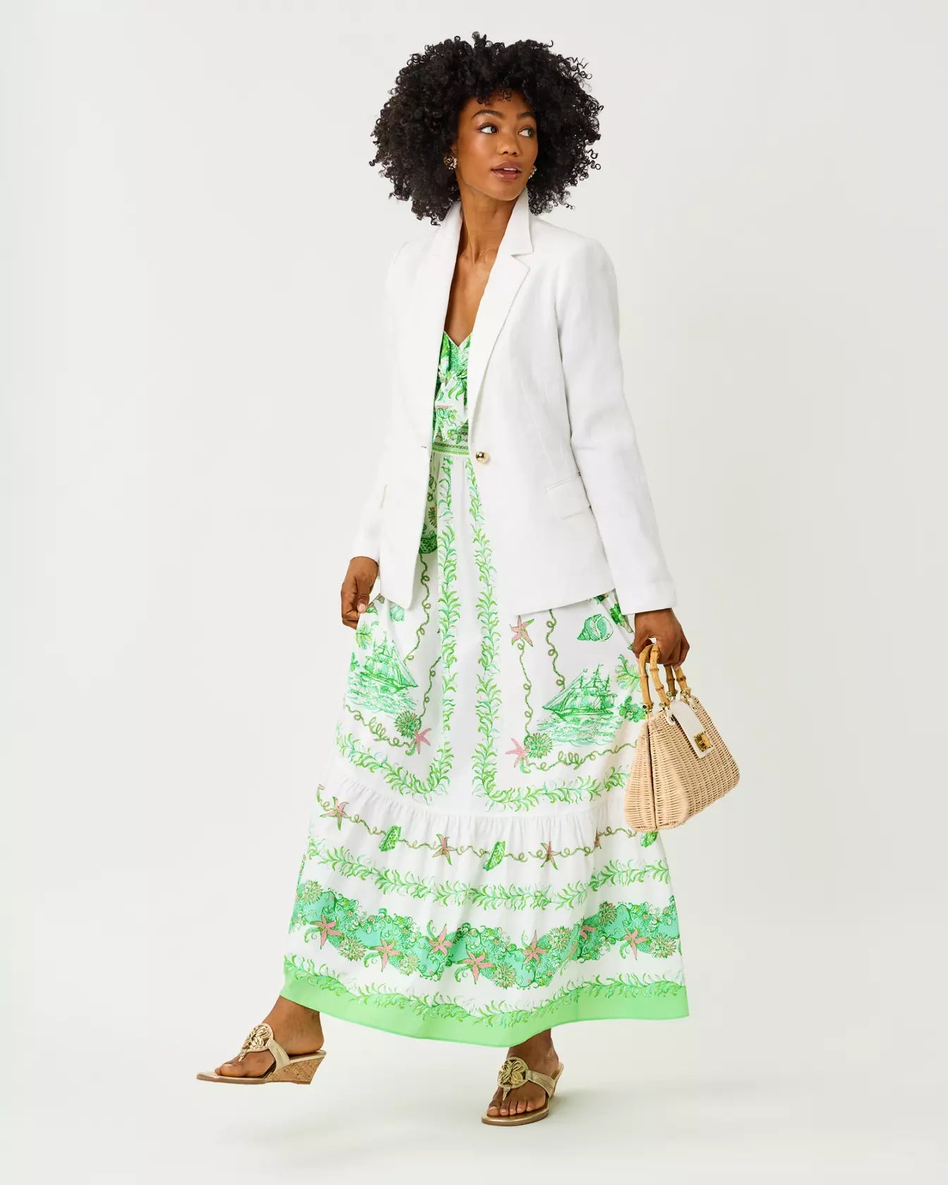 Janae Maxi DressDresses - Fit & Flare DressesLILLY PULITZERThe Printed Peach Savannah