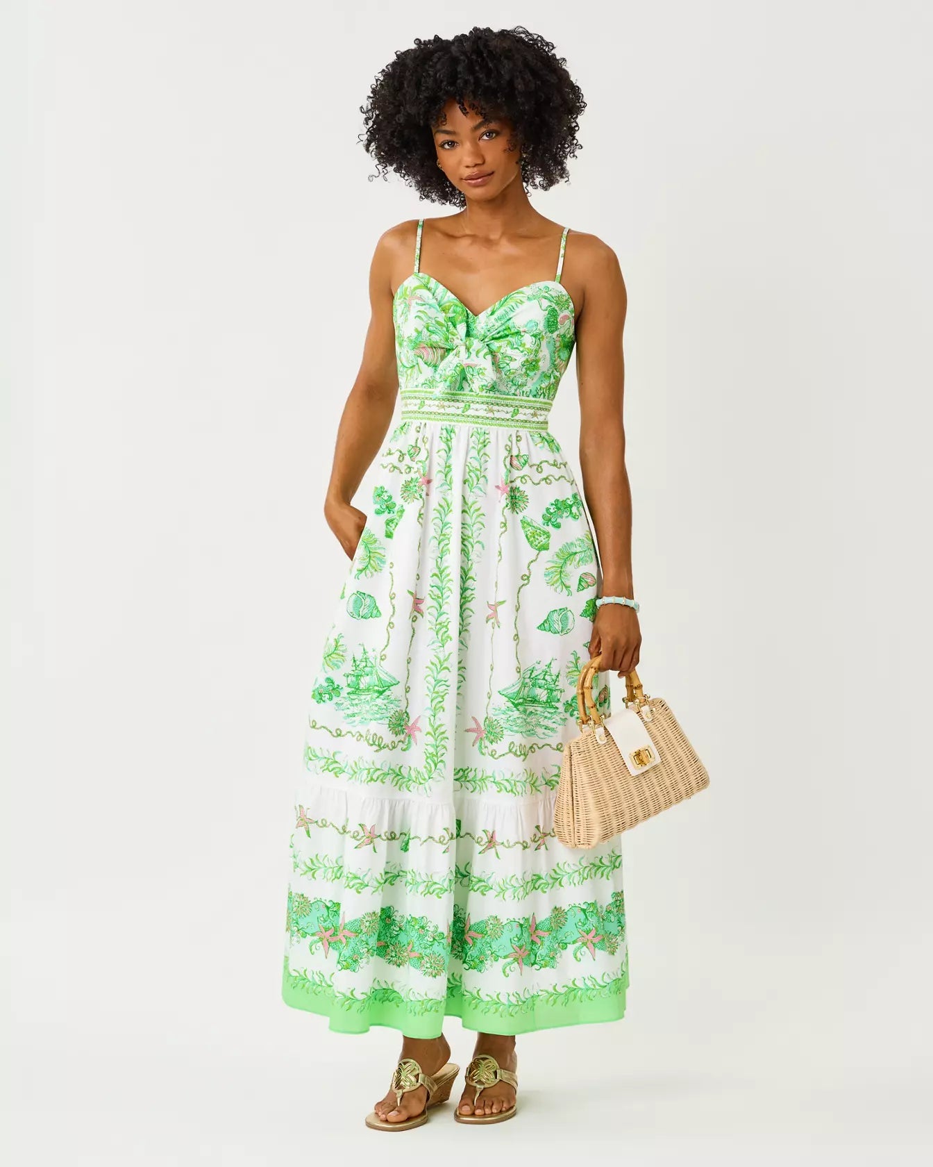 Janae Maxi DressDresses - Fit & Flare DressesLILLY PULITZERThe Printed Peach Savannah