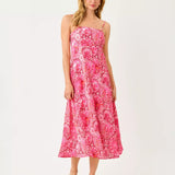 Jorgian Linen Midi DressWomen - Dresses - Fit & FlareLILLY PULITZERThe Printed Peach Savannah