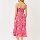 Jorgian Linen Midi DressWomen - Dresses - Fit & FlareLILLY PULITZERThe Printed Peach Savannah