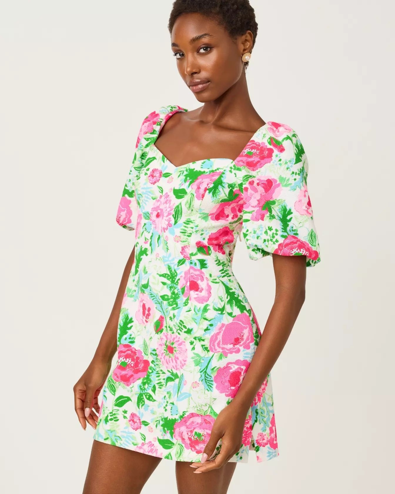 Justina Skirted RomperLILLY PULITZERThe Printed Peach Savannah