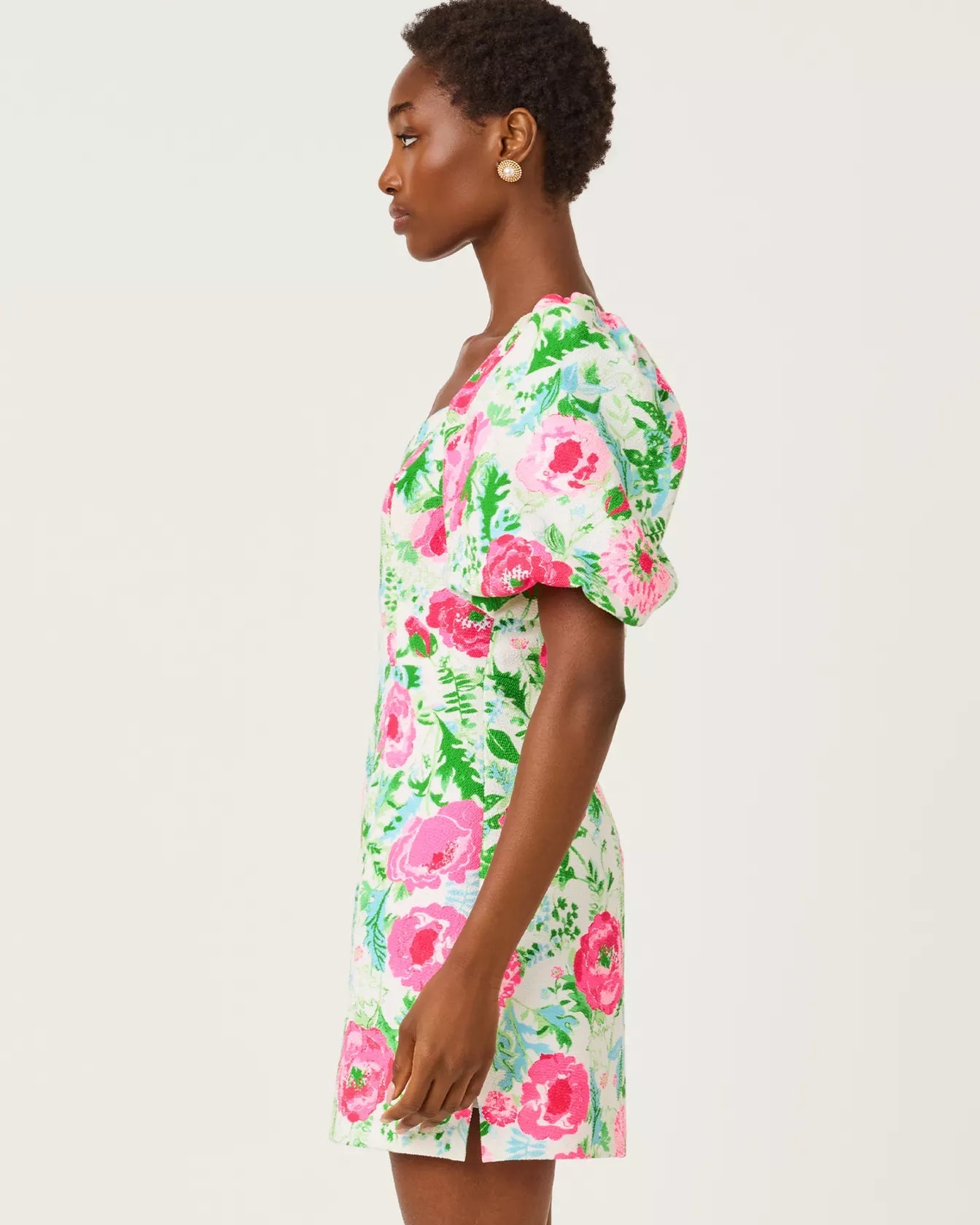 Justina Skirted RomperLILLY PULITZERThe Printed Peach Savannah