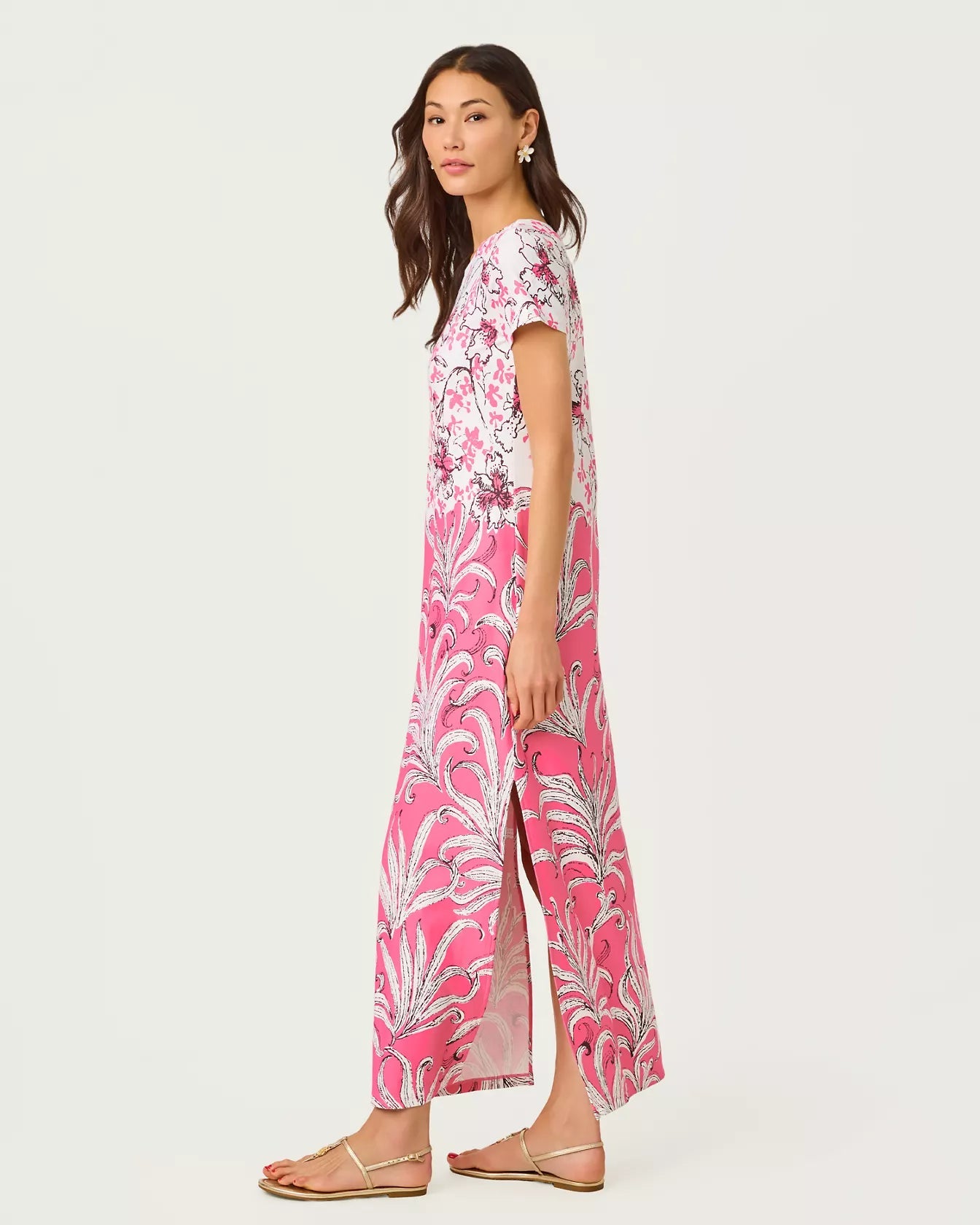 Kaden UPF 50+ MaxiDresses Straight DressesLILLY PULITZERThe Printed Peach Savannah
