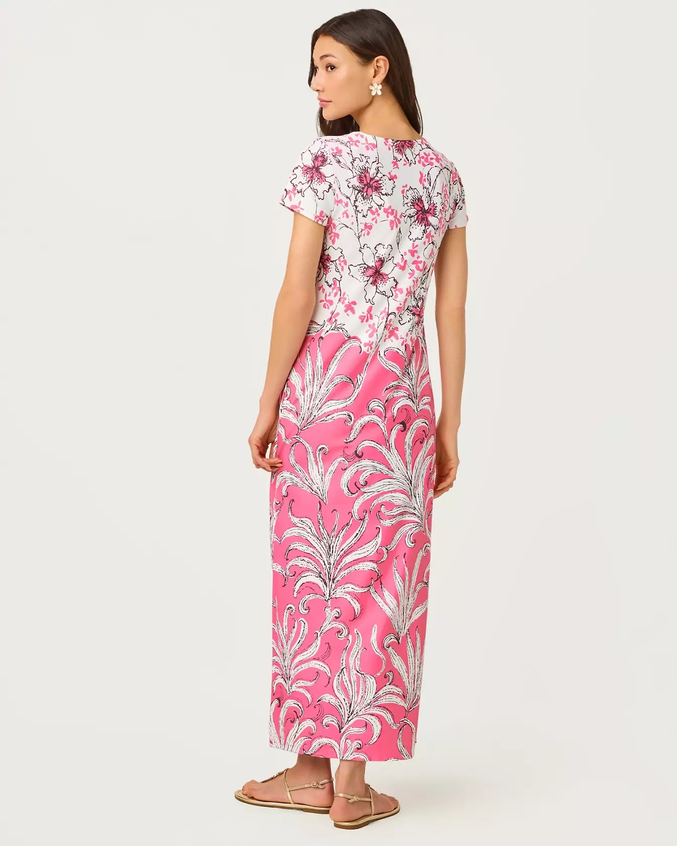 Kaden UPF 50+ MaxiDresses Straight DressesLILLY PULITZERThe Printed Peach Savannah