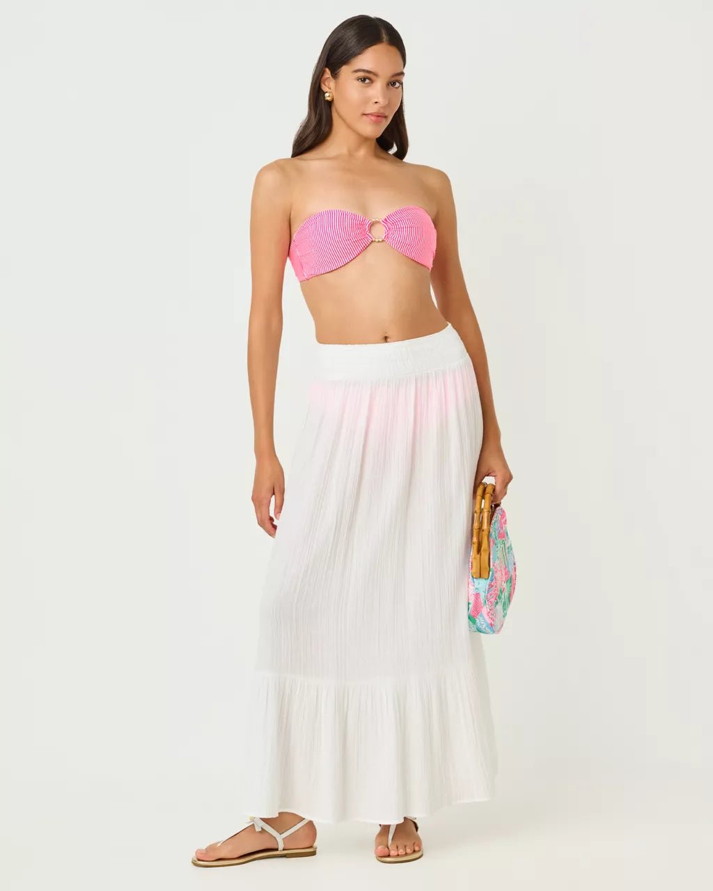 Katara Bandeau TopLILLY PULITZERThe Printed Peach Savannah