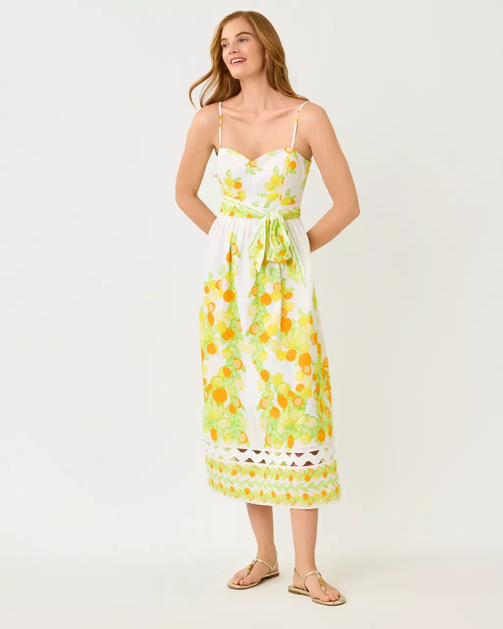 Katina Midi DressWomen - Dresses - Fit & Flare DressesLILLY PULITZERThe Printed Peach Savannah